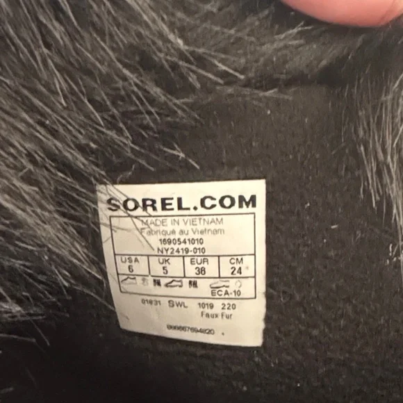 SOREL Tofino II Faux Fur Lined Waterproof Boot Womens Size 7 - Picture 11 of 11